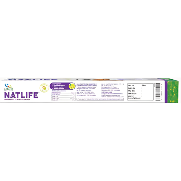 Natural Remedies Natlife Energy & Immunity Supplement Paste for Dogs and Cats Online Sale