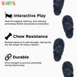 Skatrs Sandal Shaped Hand Made, Durable Rope Chew Toy for Dogs & Cats Supply