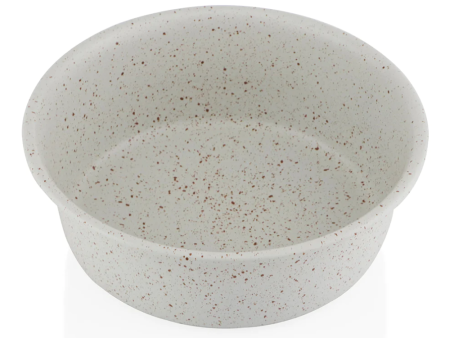 Pawpourri Speckle Bowl for Dogs and Cats (Off White) Supply