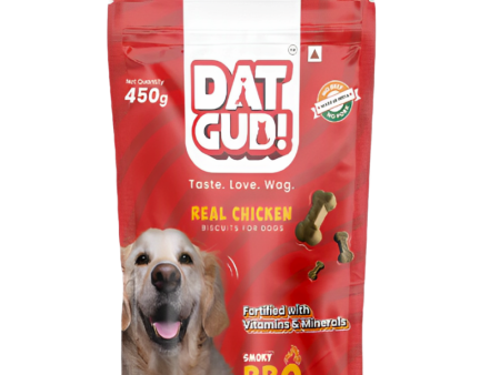 DatGud Smoky Barbeque Flavoured Biscuits Dog Treats For Sale