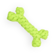 Skatrs Bone Shaped Rope Chew Toy for Dogs and Cats (Neon Green) Online now