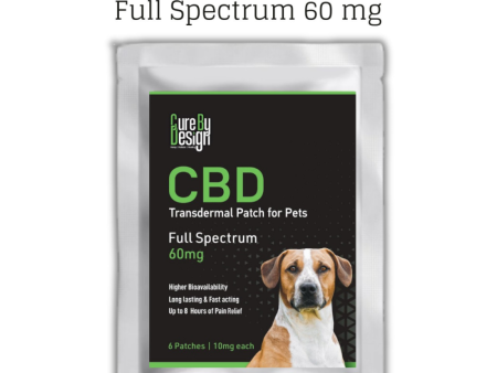 Cure By Design Full Spectrum Transdermal Patch Full Spectrum for Dogs and Cats Cheap