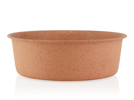 Pawpourri Speckle Bowl for Dogs and Cats (Peach) For Discount