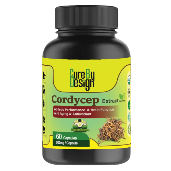 Cure By Design Cordycep Mushroom Capsules for Dogs and Cats For Cheap