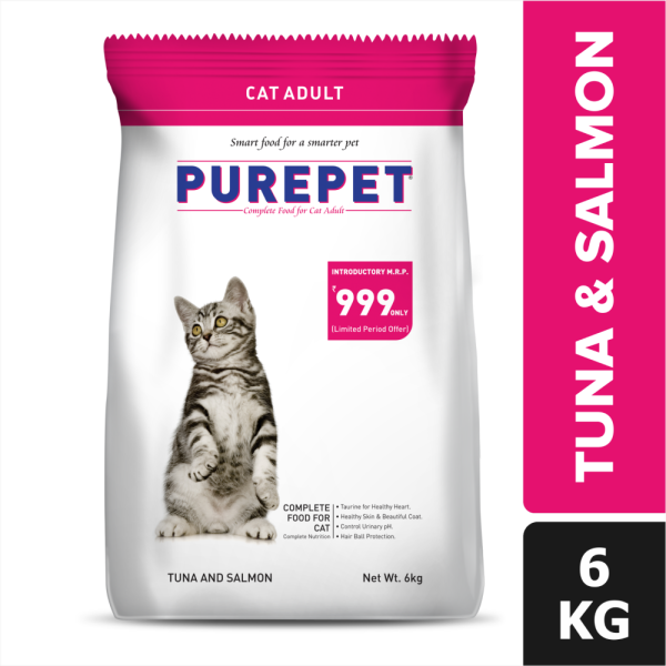 Purepet Ocean Fish and Tuna and Salmon Adult Cat Dry Food Combo Online