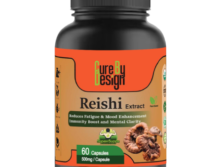 Cure By Design Reishi Mushroom Capsules for Dogs and Cats Sale