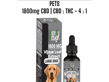 Cure By Design 1800mg Vijaya Leaf Extracts for Dogs and Cats Sale