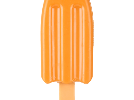 Basil Ice Cream Shaped Cool Lick Silicon Toy for Dogs (Orange) Online