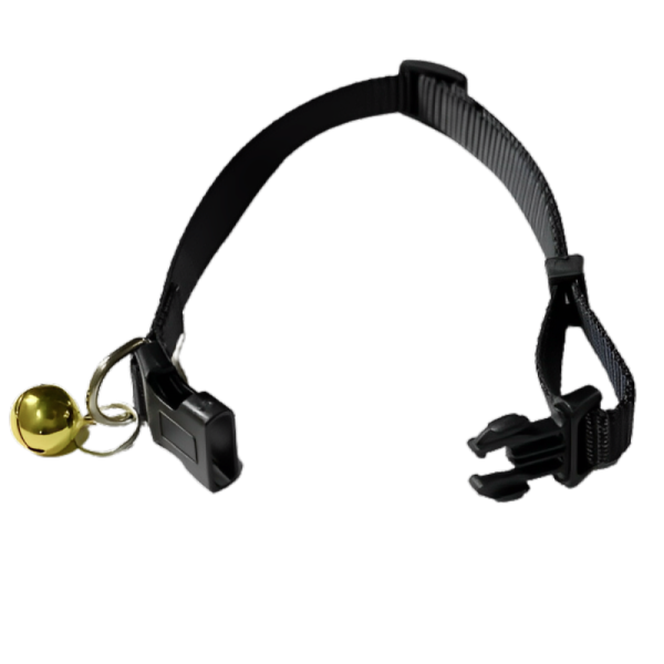 Skatrs Collar with Bell for Cats & Puppies (Black) Sale