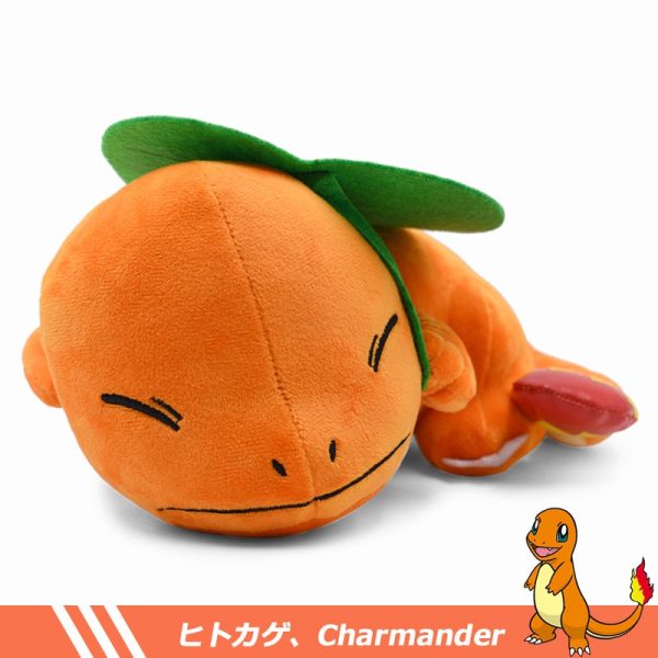 Cute Sleeping Charmander Pokemon Plush Stuffed Doll on Sale