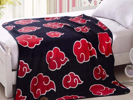 Anime Naruto Akatsuki Soft Warm Coral Fleece Throw Blanket Online