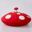 Cute Red Dot Mushroom Felt Wool Hat Beret Online