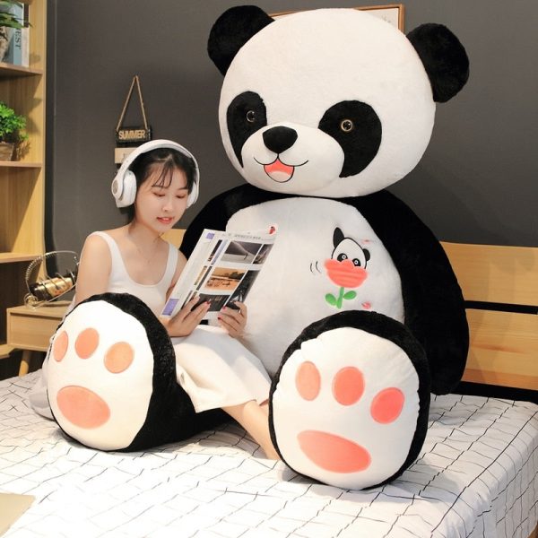 Cartoon Giant Panda Bear Stuffed Plush Doll Pillow Gifts Fashion