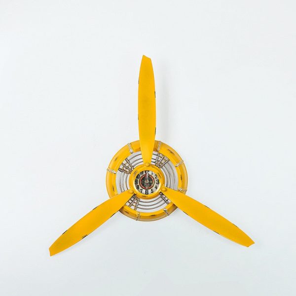 Retro Aircraft Plane Propeller Wall Clock Discount