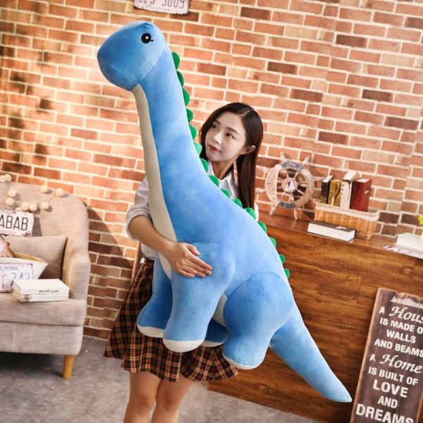 Long Neck Brachiosaurus Dinosaur Large Size Stuffed Plush Dolls Gift on Sale