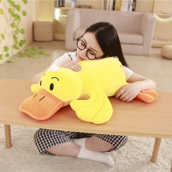 Yellow Duck Plush Dolls Stuffed Soft Pillow Cushion Discount