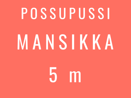 Possupussi - Mansikka, 5 m Discount