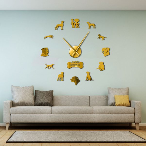 Rhodesian Ridgeback Dog Large DIY Wall Clock Supply