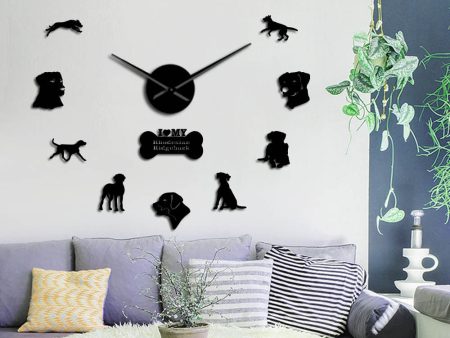 Rhodesian Ridgeback Dog Large DIY Wall Clock Supply