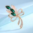 Classic Bright Opal Shining Crystal Pin Brooches Hot on Sale