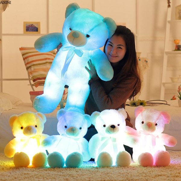 Cute Bear LED Light UP Stuffed Doll Online