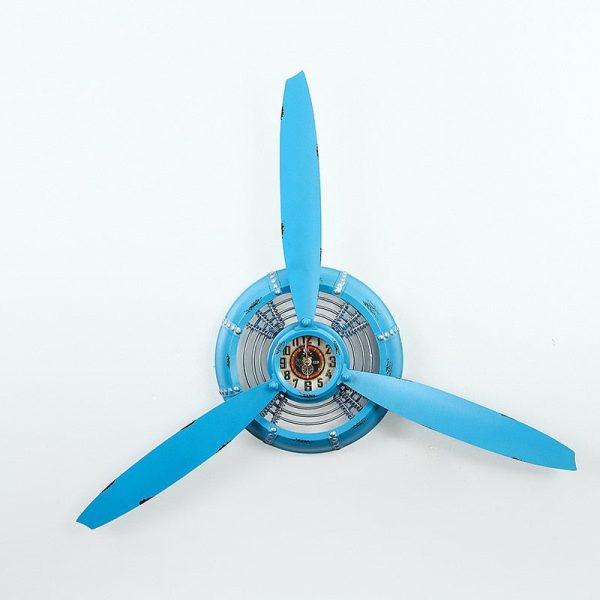 Retro Aircraft Plane Propeller Wall Clock Discount