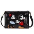 Cartoon Mickey Minnie Sequin Leather Purse Handbag Online now