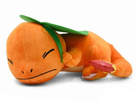 Cute Sleeping Charmander Pokemon Plush Stuffed Doll on Sale