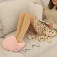 Candy Color Soft Plush USB Heated Foot Warmers on Sale