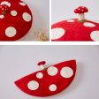 Cute Red Dot Mushroom Felt Wool Hat Beret Online