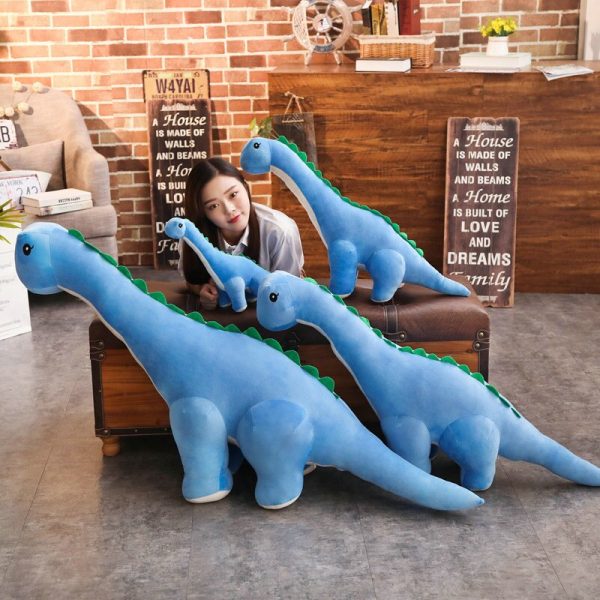 Long Neck Brachiosaurus Dinosaur Large Size Stuffed Plush Dolls Gift on Sale