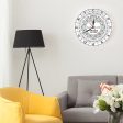 Circle Of Fifths Musician Composer Wall Clock Hot on Sale