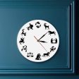 Astrology Art Zodiac Sign Wall Watch Clock Gift For Cheap