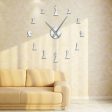 Chess Pieces Board Game Large Frameless DIY Wall Clock Online now