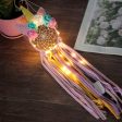 Colorful Flower Unicorn LED Night Light Dreamcatcher & Wind Chimes Decoration For Discount