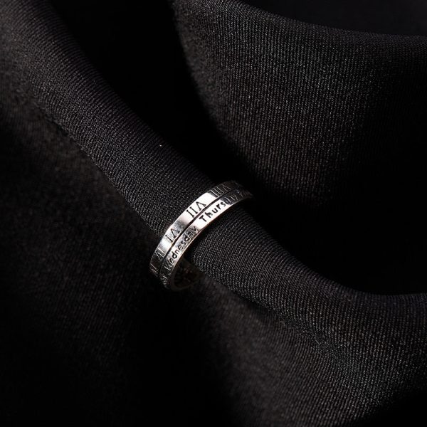 Wholesale Roman Numeral Ring Women s New Fashionable Cold Wind Men s Finger Ring Tanabata to Send Girlfriend Couple to Ring Hot on Sale