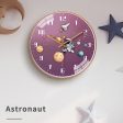 Cute Cartoon Astronaut Space 8 Inch Silent Wall Clock Children Bedroom Decor Online now