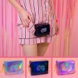 Laser Holograms Embroidery Moon Night Mini Purse Shoulder Bag Online Hot Sale