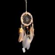 Circle Lace Ribbons LED Light Dreamcatchers with Feather Supply