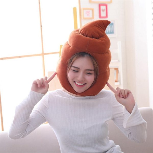 Funny Poo Shit Excrement Stuffed Plush Hat Gift Online