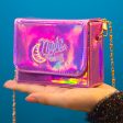 Laser Holograms Embroidery Moon Night Mini Purse Shoulder Bag Online Hot Sale