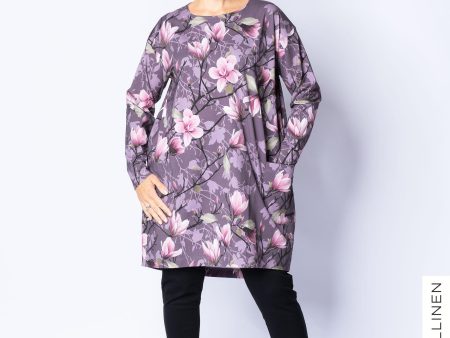 Taskutunika, Magnolian kuiskaus - violetti Online Hot Sale