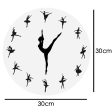 Charming Ballerina Girl Ballet Dancer Wall Clock Online Hot Sale