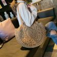 Bohemian Rattan Straw Round  Totes Bags Handbags Large Capacity Online Hot Sale