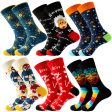 Wholesale 20pcs Celebrity Men s Socks Stars Women s Socks Animals Mid-tube Socks Mexican Tide Valentine s Day Socks Online Sale