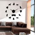 Bullmastiff Dog Large Frameless DIY Wall Clock Gift Cheap