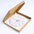 Colorful Unicorn Silent Mute Children Room White Wall Clock Hot on Sale