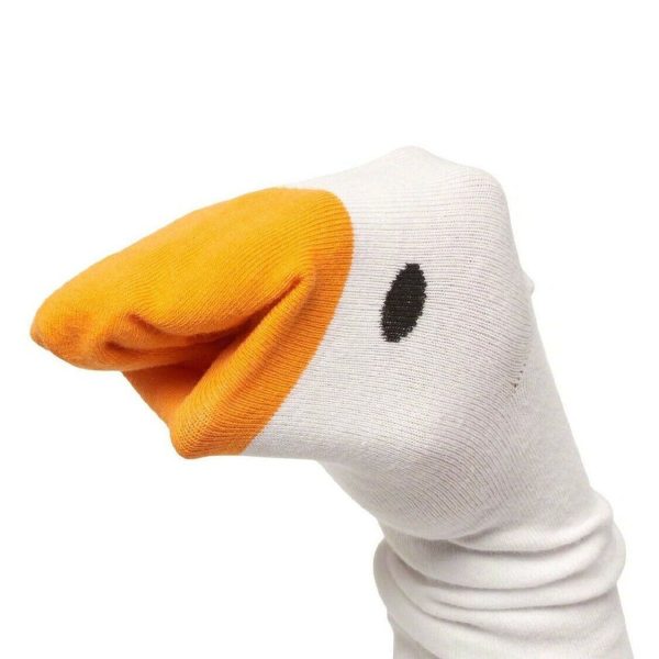 Funny Crazy Goose Head Universal Women Men Cotton Sock Hot on Sale