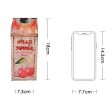 Cute Fruit Plastic Clear Double Layer 430mL Water Bottles Online Sale