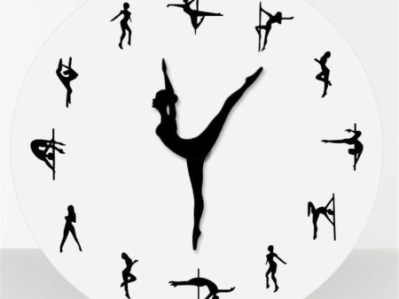 Pole Dance Dancer Wall Clock Sale